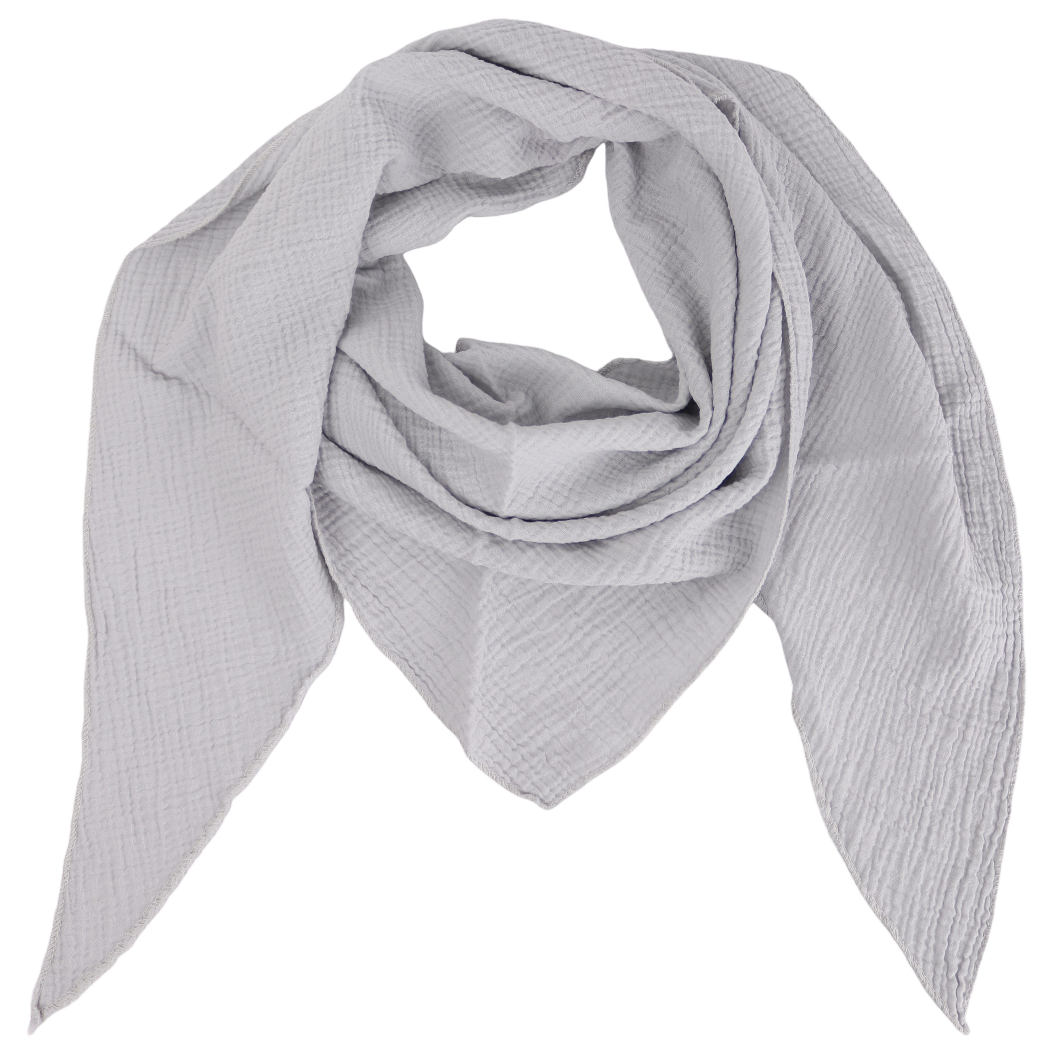 MIRROSI Dreieckstuch Aus Musellin Dreiecksschal ca.190x80 cm, Made in Italy günstig online kaufen