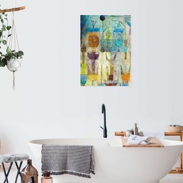 Posterlounge Poster Paul Klee, Pflanzen früh am Morgen, Badezimmer Malerei