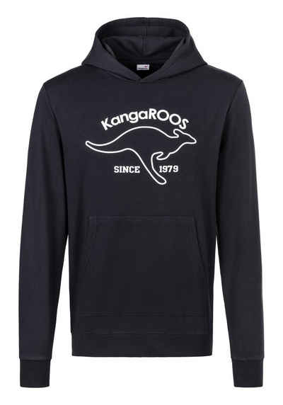 KangaROOS Kapuzensweatshirt mit breiten Bündchen an den Abschlüssen