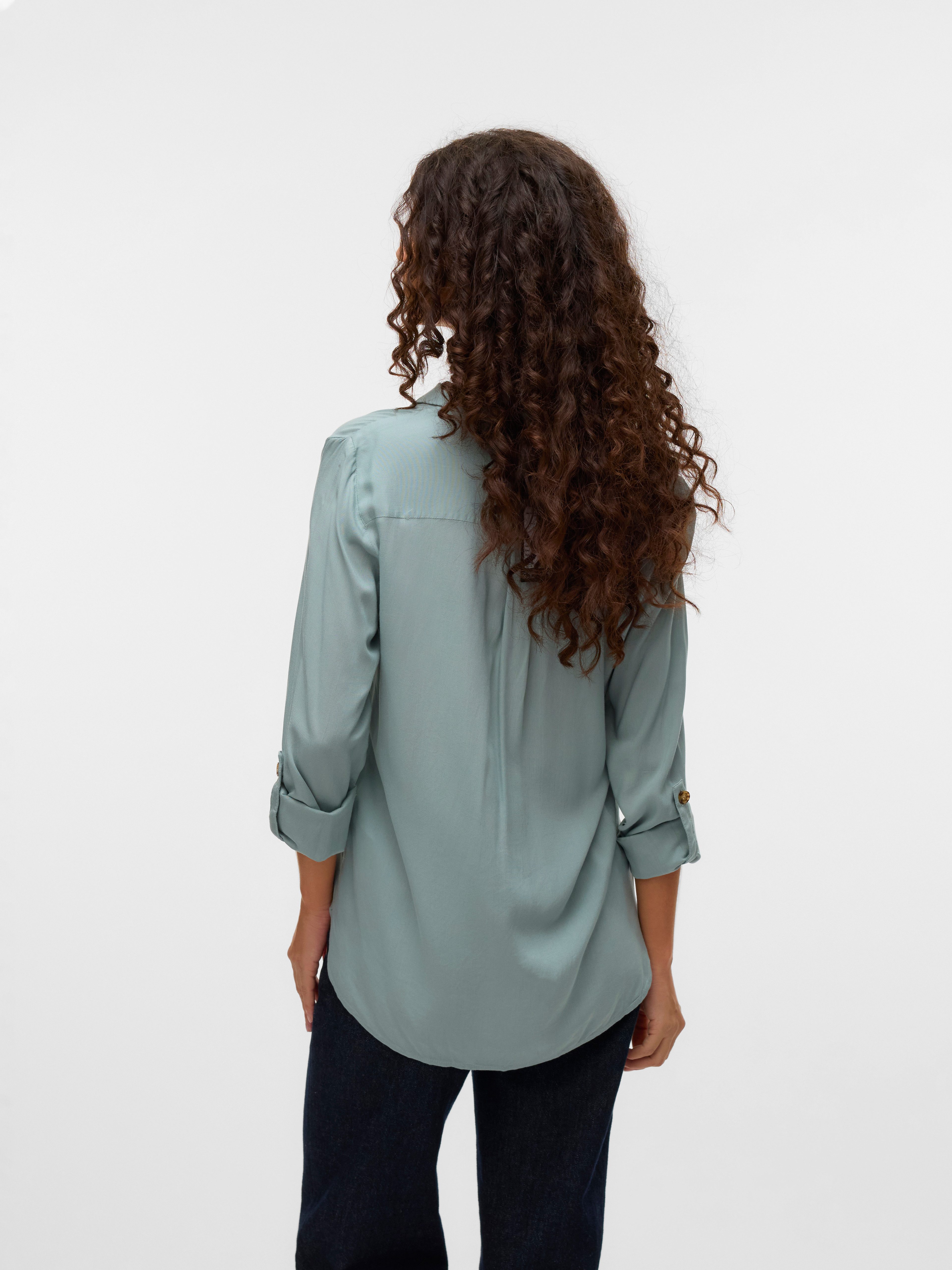 Vero Moda Hemdbluse VMBUMPY L/S SHIRT NEW WVN GA NOOS Viskose, regular fit günstig online kaufen