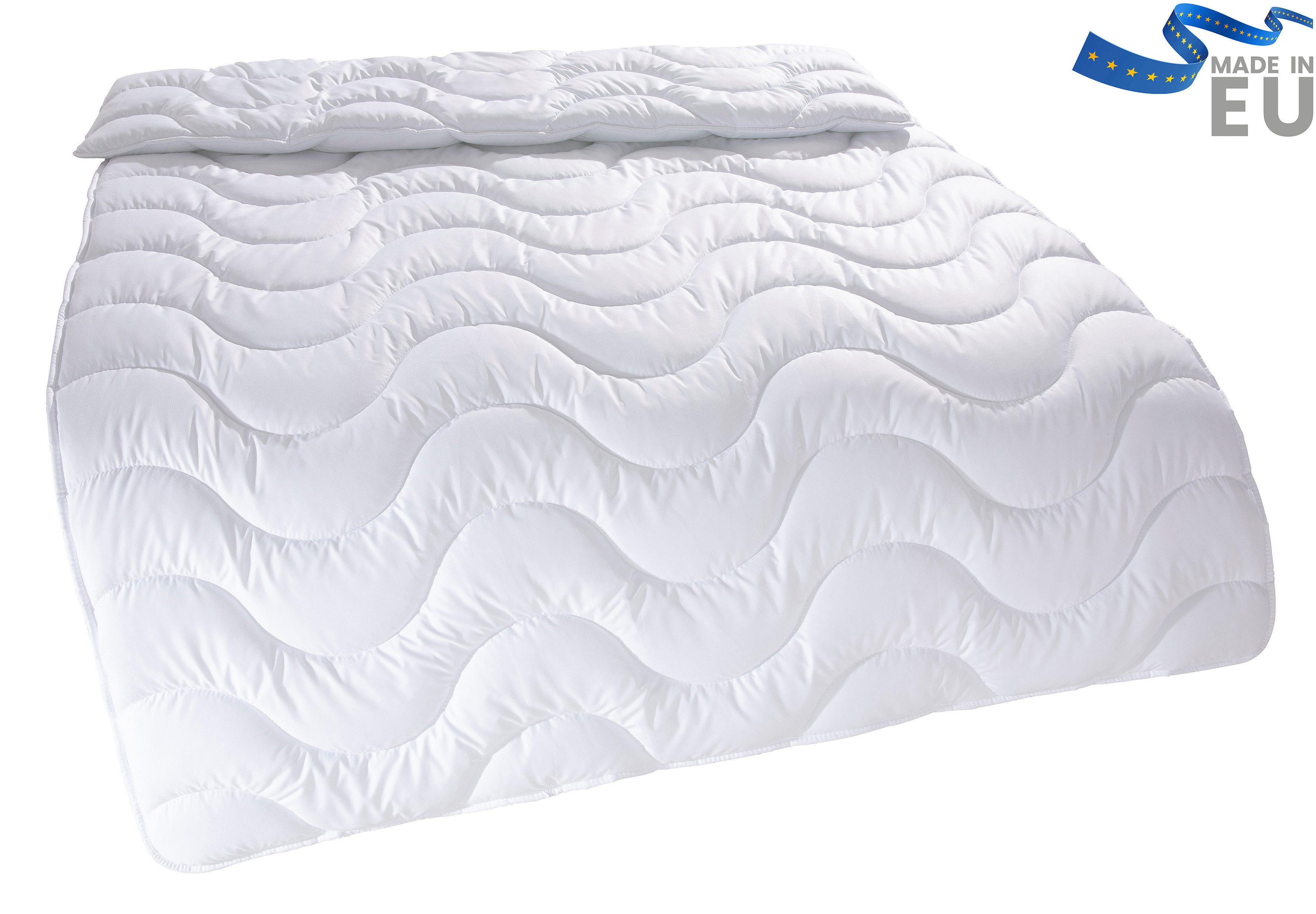 OTTO home Microfaserbettdecke Mailo Bettdecke 135x200 cm, 155x220 cm, Füllung: Polyester, Bezug: Microfaser-Feinbatist, Sommer, Winter, Decke, kuschelweicher Microfaser-Feinbatist Bezug