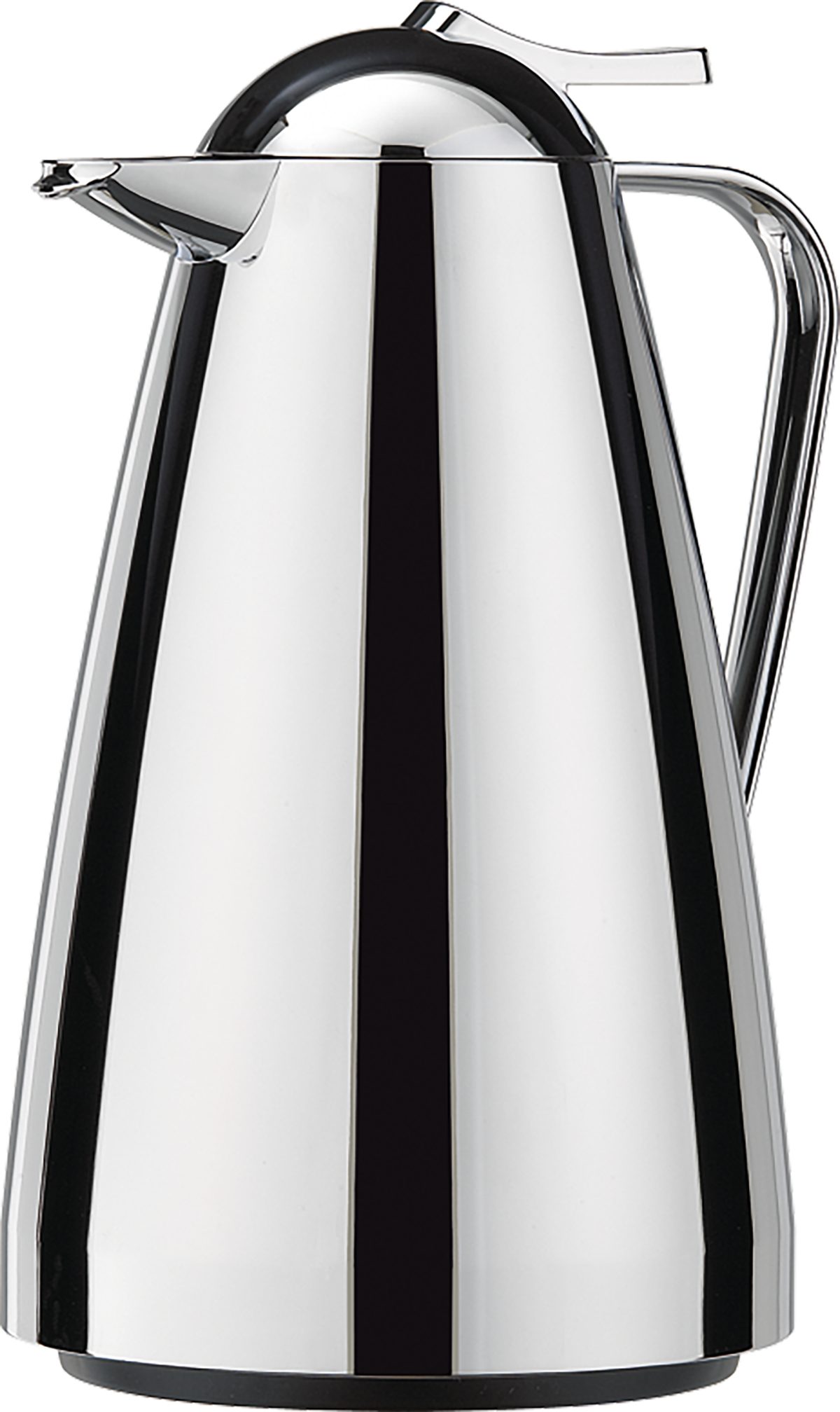 Emsa Isolierflasche Emsa Salsa Isolierkanne, Thermoskanne, Kaffeekanne QT, chrom, 0,65 L