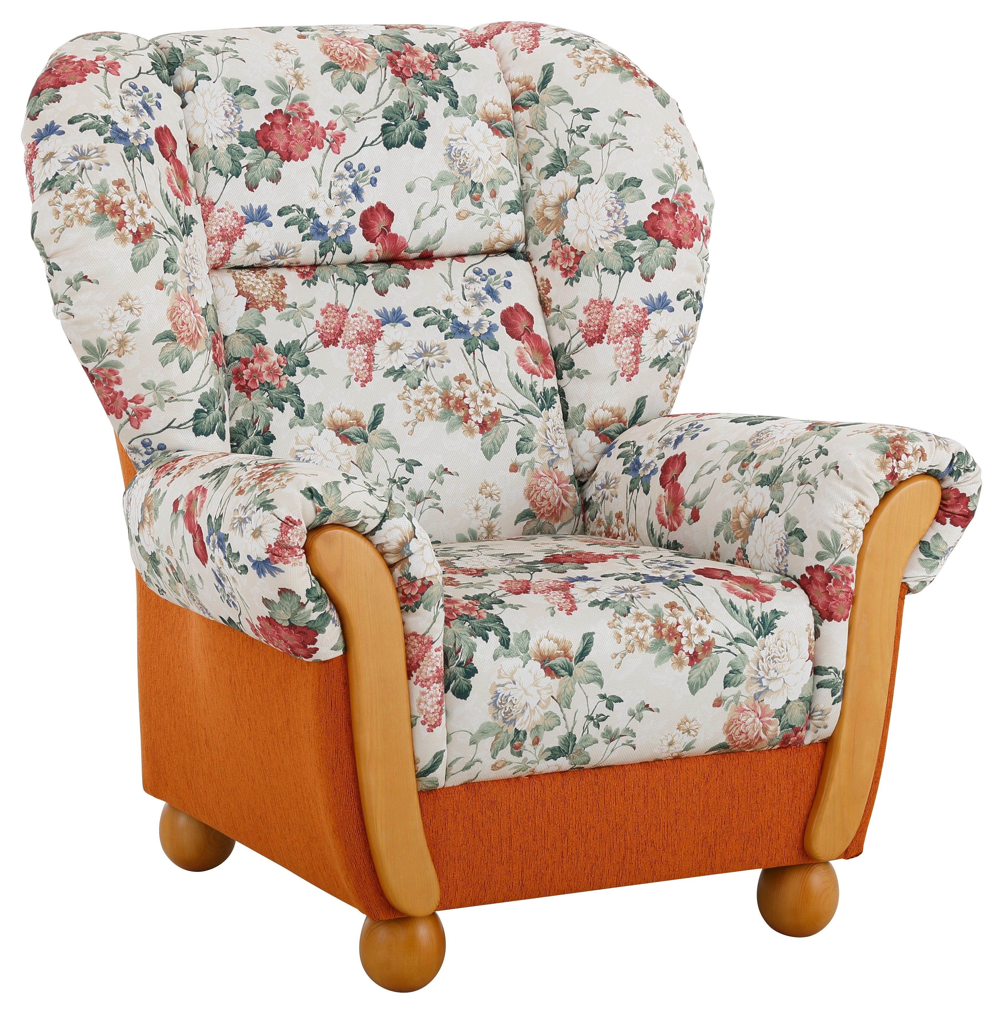 Home affaire Sessel Milano, bequemer Ohrensessel im Landhaus-Stil, Hochlehn günstig online kaufen