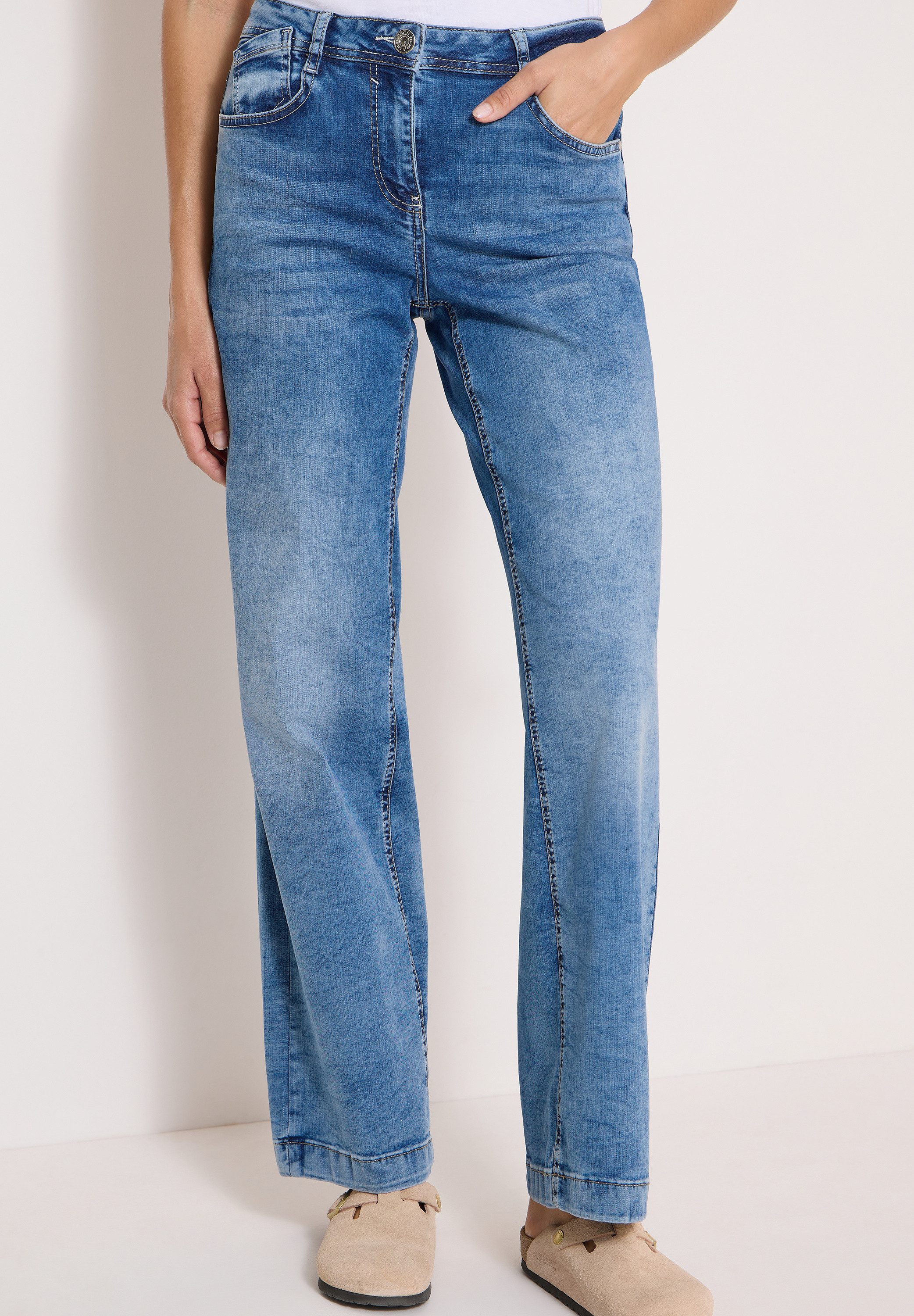 CECIL Loose-fit-Jeans 5-Pocket-Style