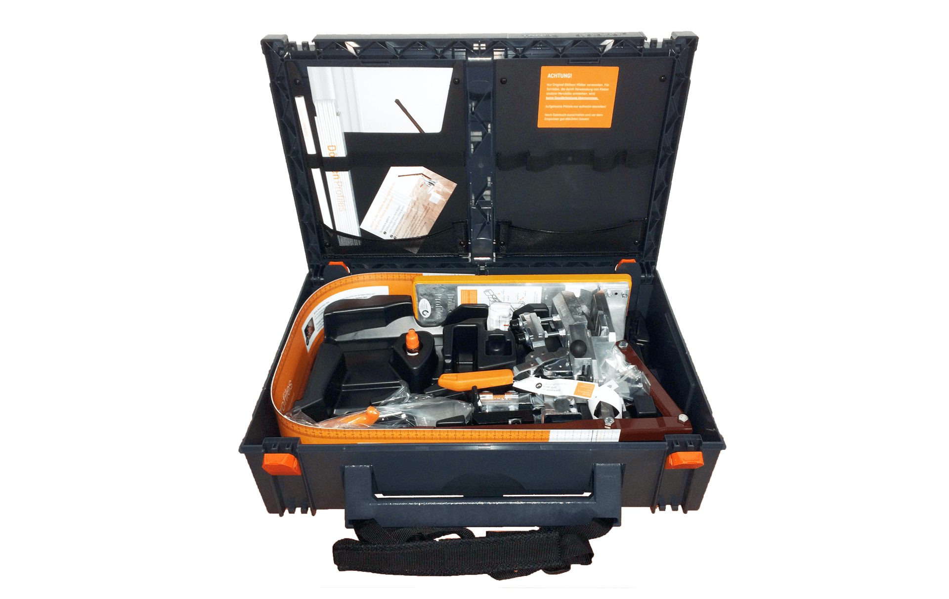 Döllken Profiles GmbH Verlegeset Werkzeugkofferset 2 - Stanze 2001, Schere, KOP220