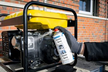 WEICON Starter-Spray, für Diesel- und Benzinmotoren, 400 ml, transparent Starthilfegerät, Für das einfache und sichere Starten von Verbrennungsmotoren