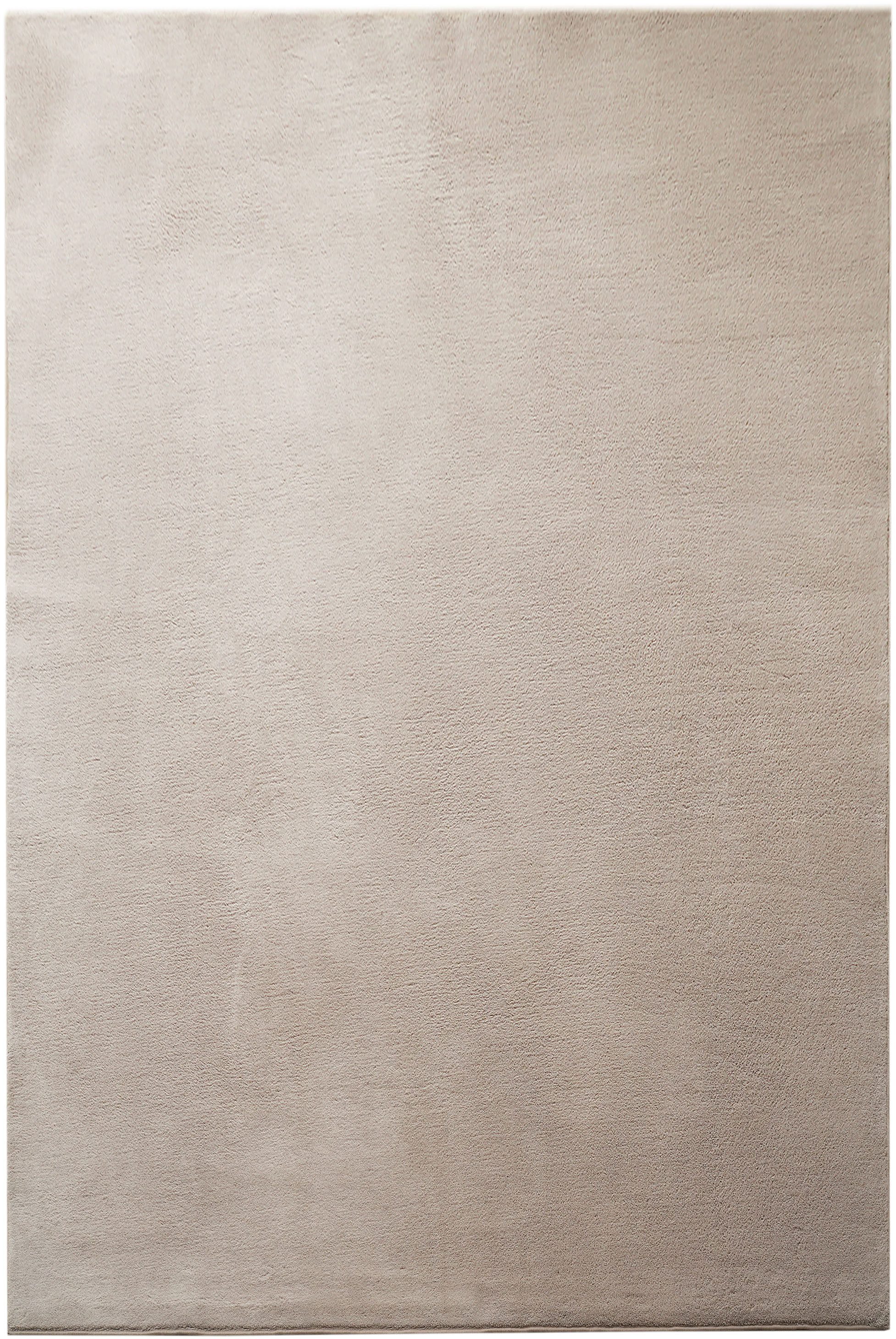 OTTO home Teppich Cali, in Standard- und Premium-Qualität, 13 mm oder 16 mm Höhe, rechteckig, Uni-Farben, kuschelig, & weich, waschbar, Wohnzimmer, Schlafzimmer