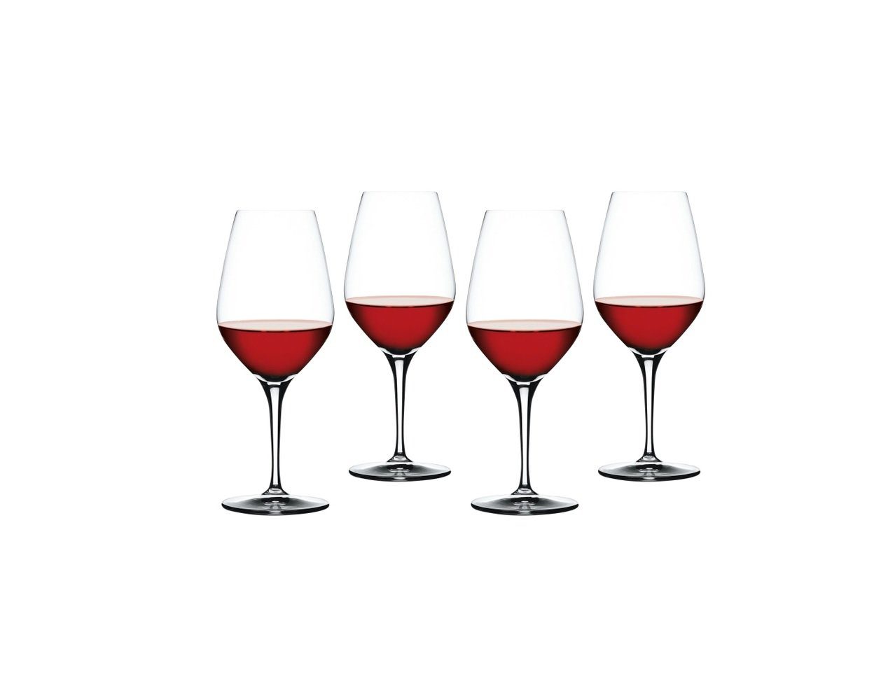 Spiegelau (4er SPIEGELAU Authentis Set), Rotwein Glas Weinglas