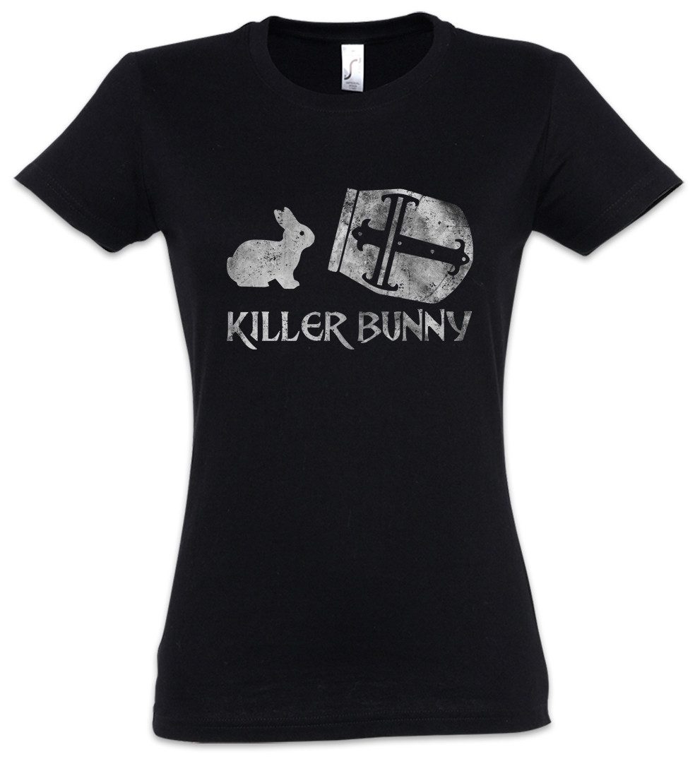 Urban Backwoods Print-Shirt Killer Rabbit II Damen T-Shirt Monty Knights Python And The Holy Grail (1-tlg) Ni Die Ritter der