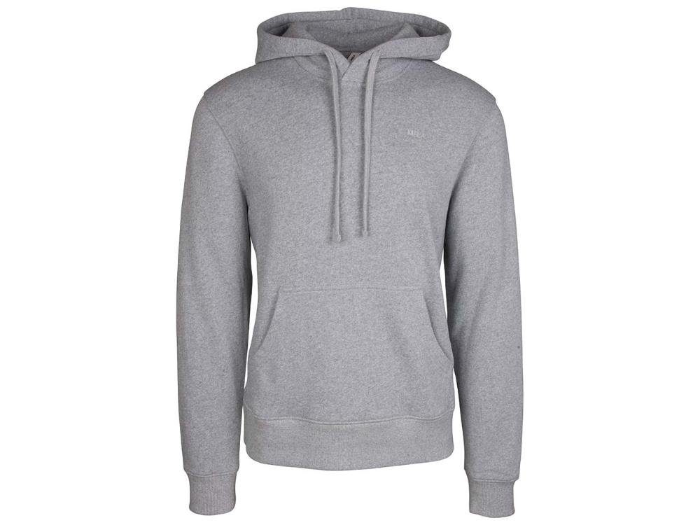 Kapuzenpullover MELA Bio-Herren-Hoodie 'TICAN' mit aufgesetzten Fr