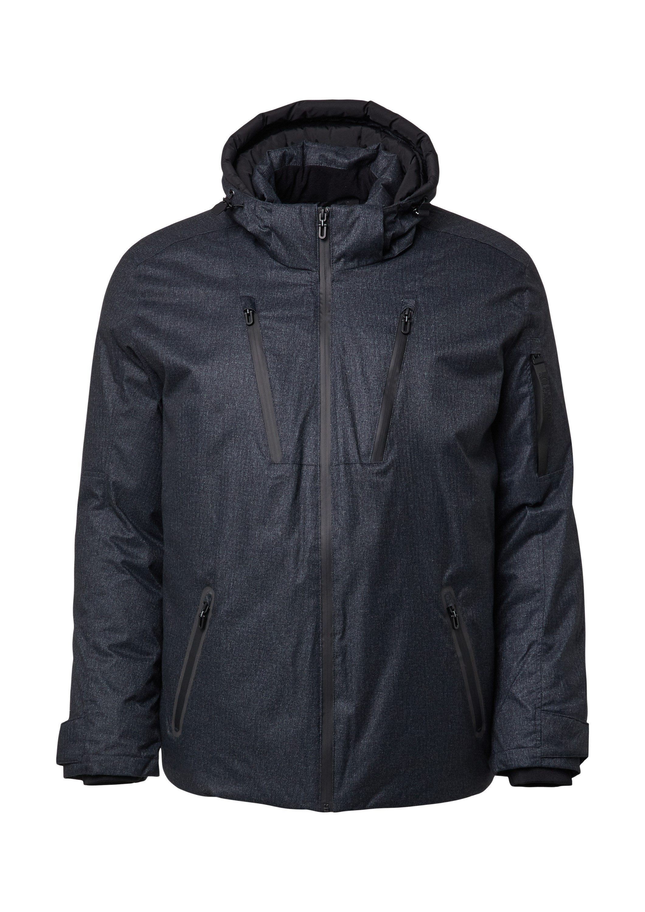 s.Oliver Winterjacke Outdoor-Jacke Wattierte Jacke mit Kapuze