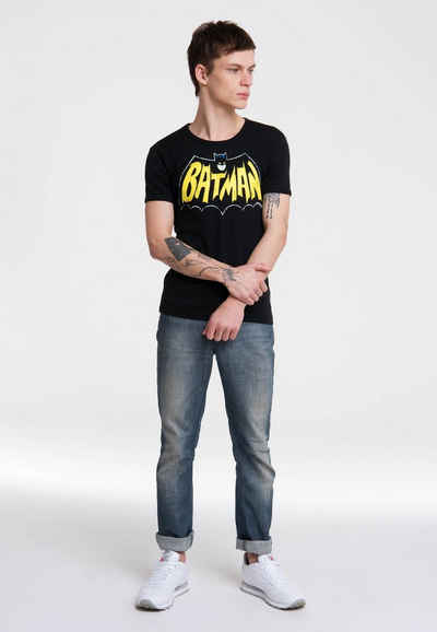 LOGOSHIRT T-Shirt »Batman – Bat« mit auffälligem Batman-Frontprint
