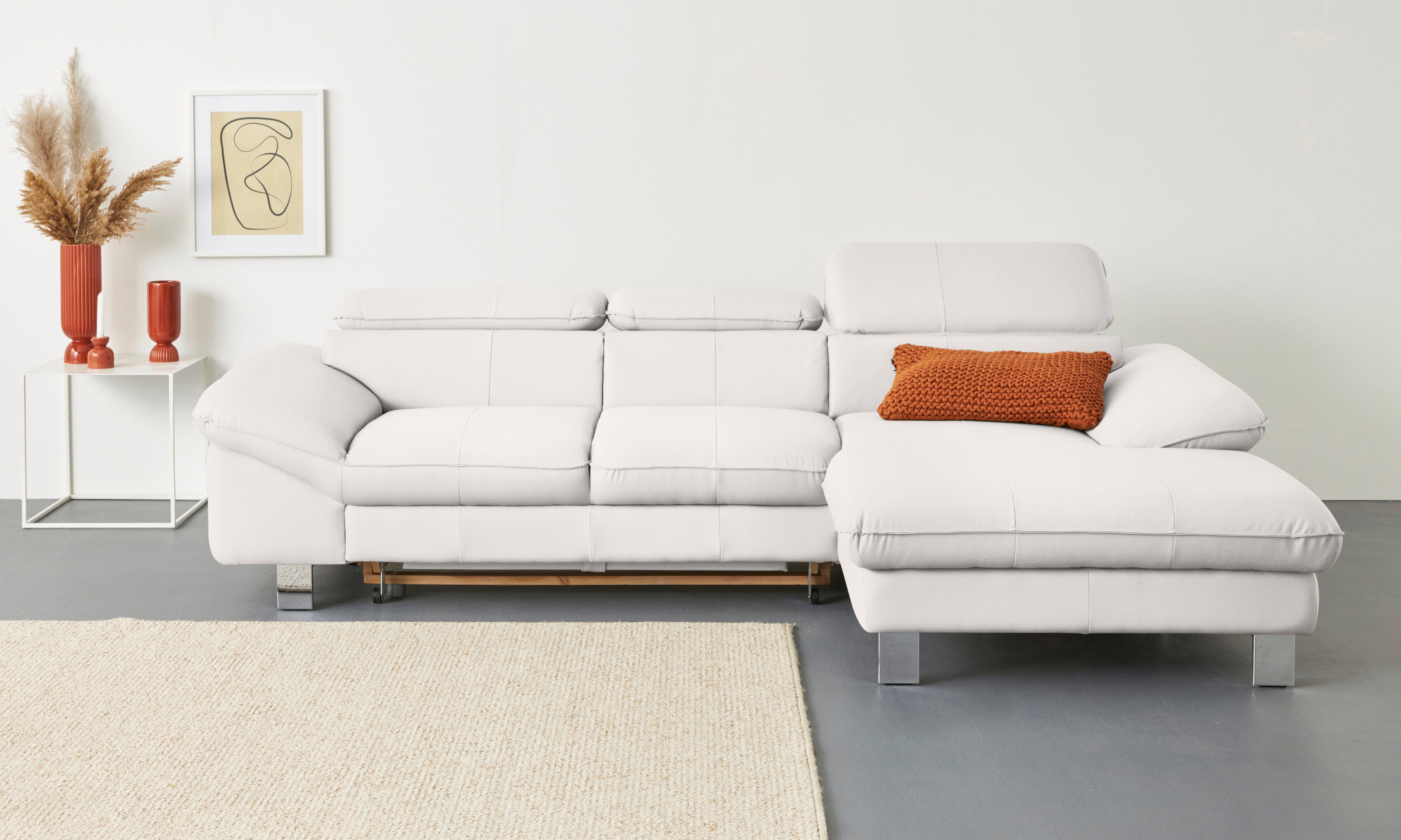 COTTA Ecksofa Driver L-Form, mit Kopfteilverstellung, günstig online kaufen