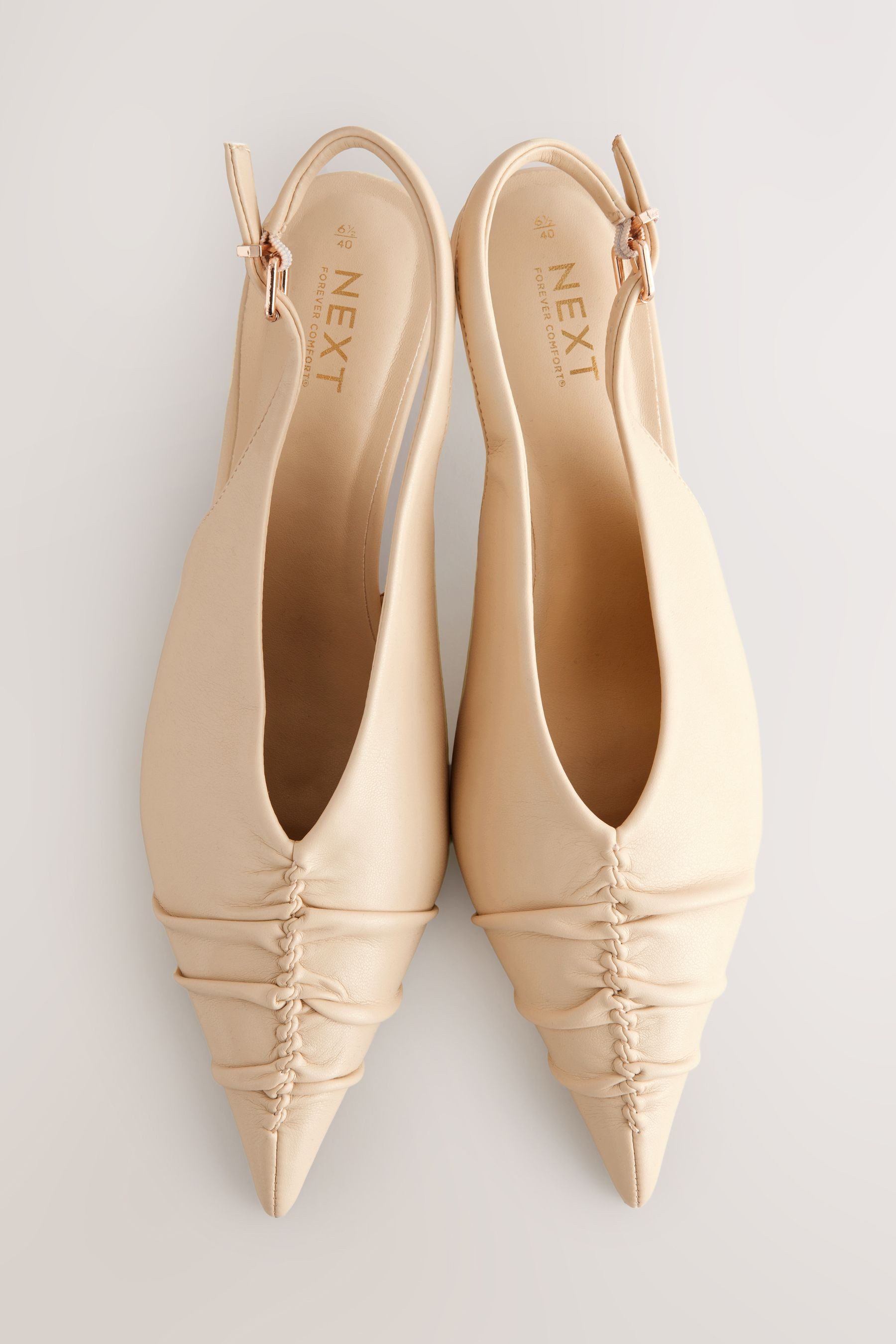 Next Forever Comfort® Spitze Slingbacks mit Raffung Slingpumps (1-tlg) günstig online kaufen