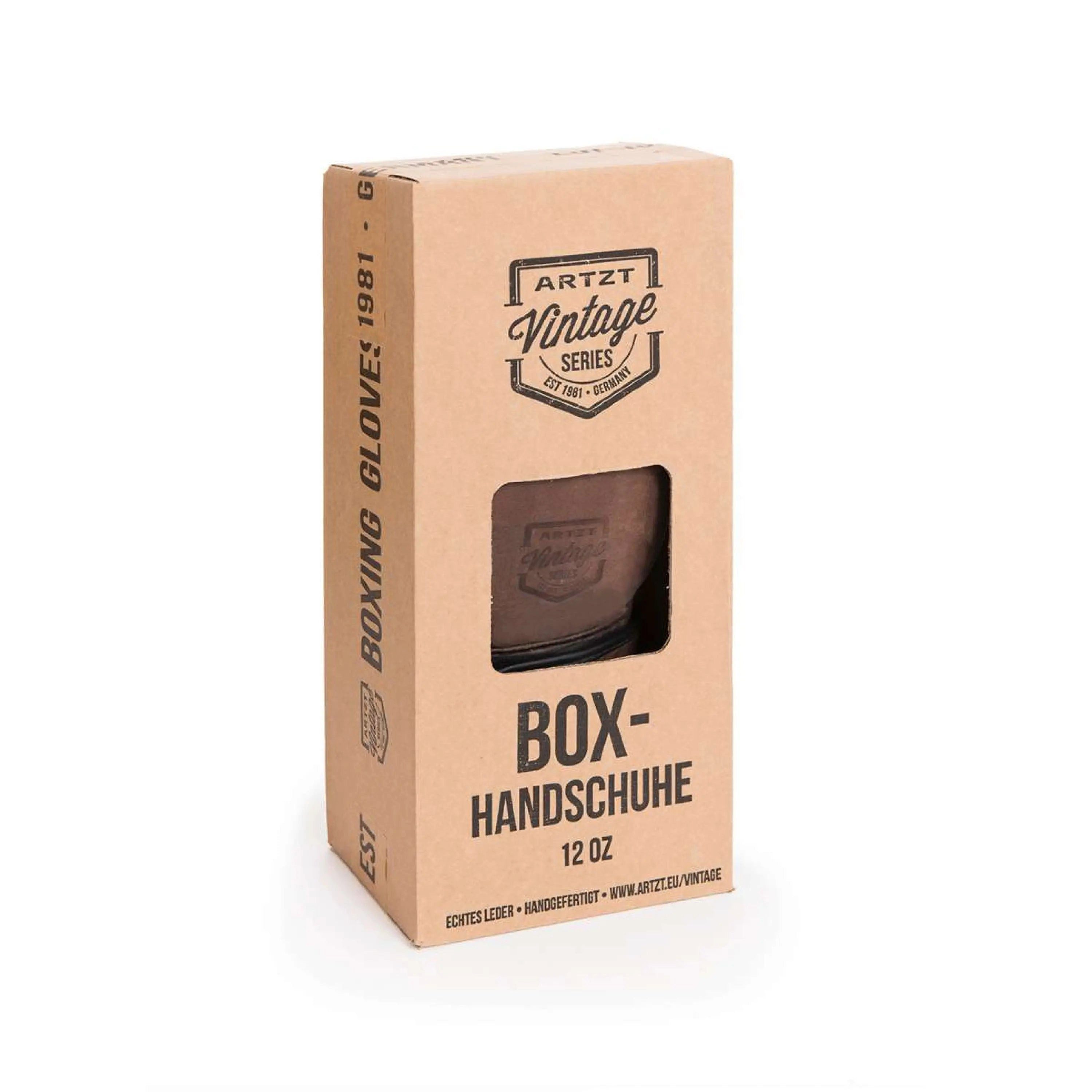 Sport-Knight® Boxhandschuhe Vintage Series Boxhandschuhe 12 oz, hochwertiges Leder