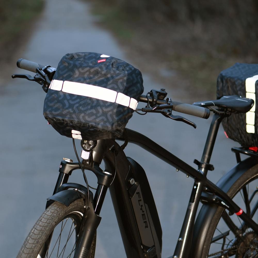 KlickFix Fahrradtasche KLICKfix Regenschutzhülle S schwarz für Roomy Größe 17x25x22 cm