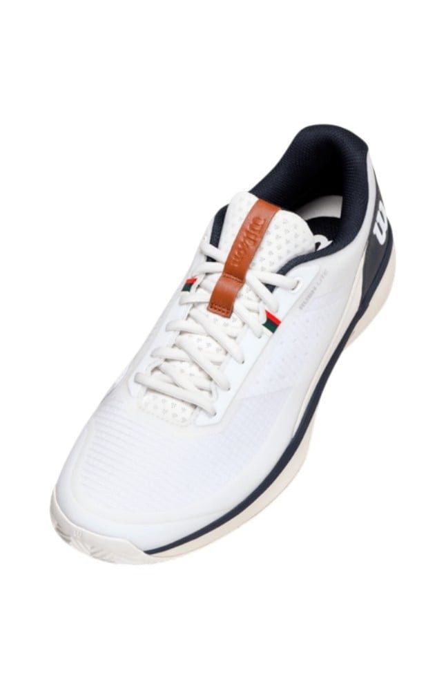 Wilson Rush Lite 5.0 Clay/Sandplatz weiss/navyblau Herren Tennisschuh
