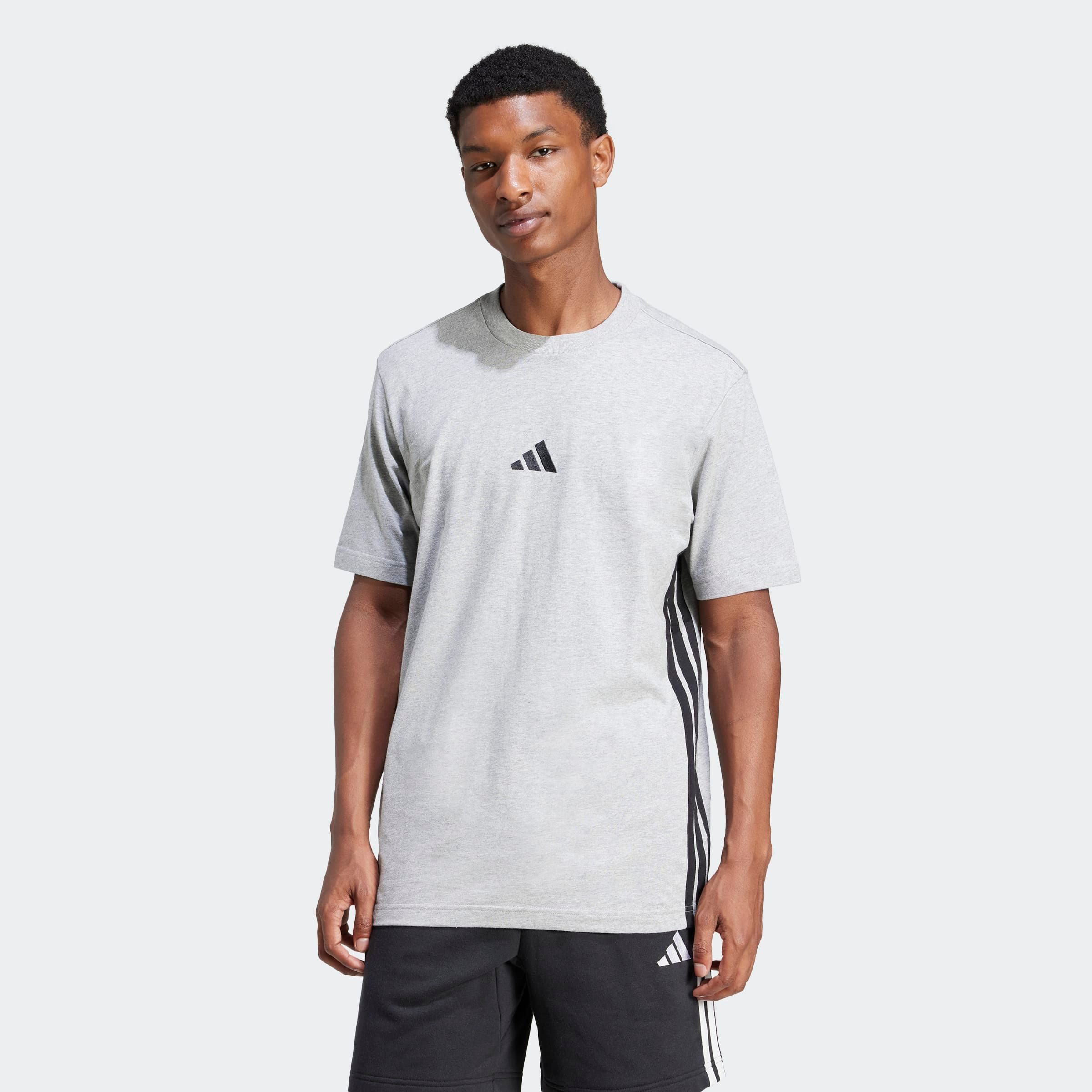 adidas Sportswear T-Shirt M 3S SJ T mit Rundhalsausschnitt, aus Baumwolle, günstig online kaufen