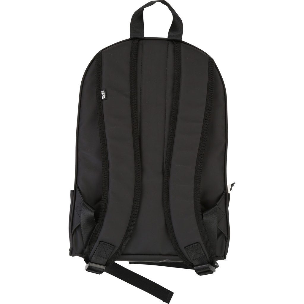 Boss Kidswear Kinderrucksack Boss Kidswear Designer Rucksack Backpack schwarz weiß