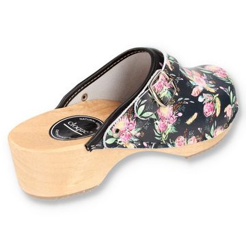 Cloque geschlossene Clogs Blumenmotive Clog Outdoor & Garten