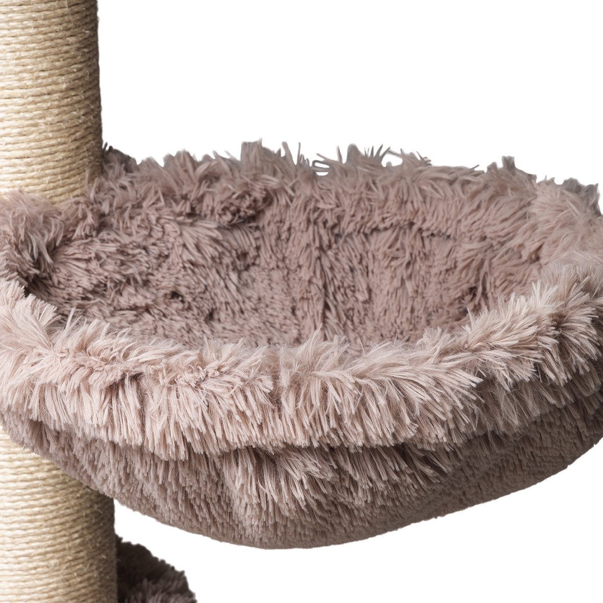 Beeztees Kratzbaum-Liegemulde Hängender Korb für Kratzbaum Kaleo taupe