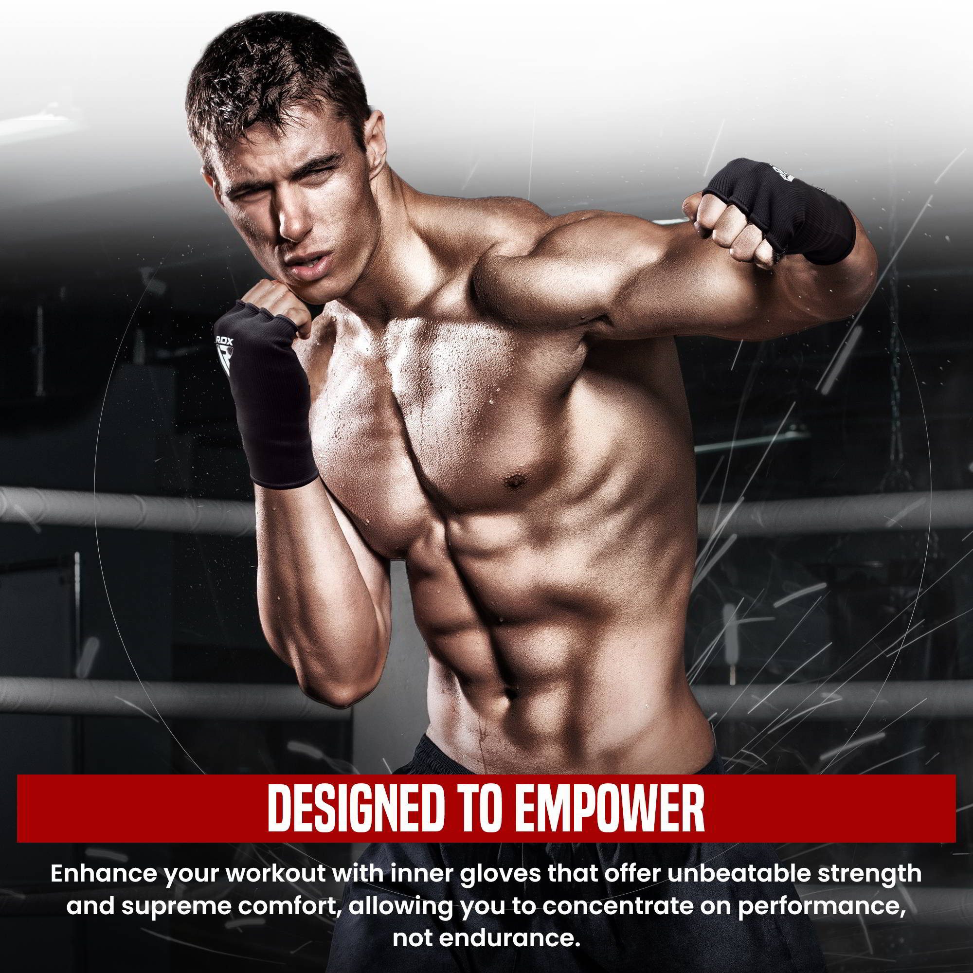 RDX Sports Boxbandagen Boxing Hand Wraps RDX Inner Gloves Boxing Training, Boxing Hand Wraps (Hand Wraps, Inner Gloves, Boxing hand wraps), training – Bild 4 von 5