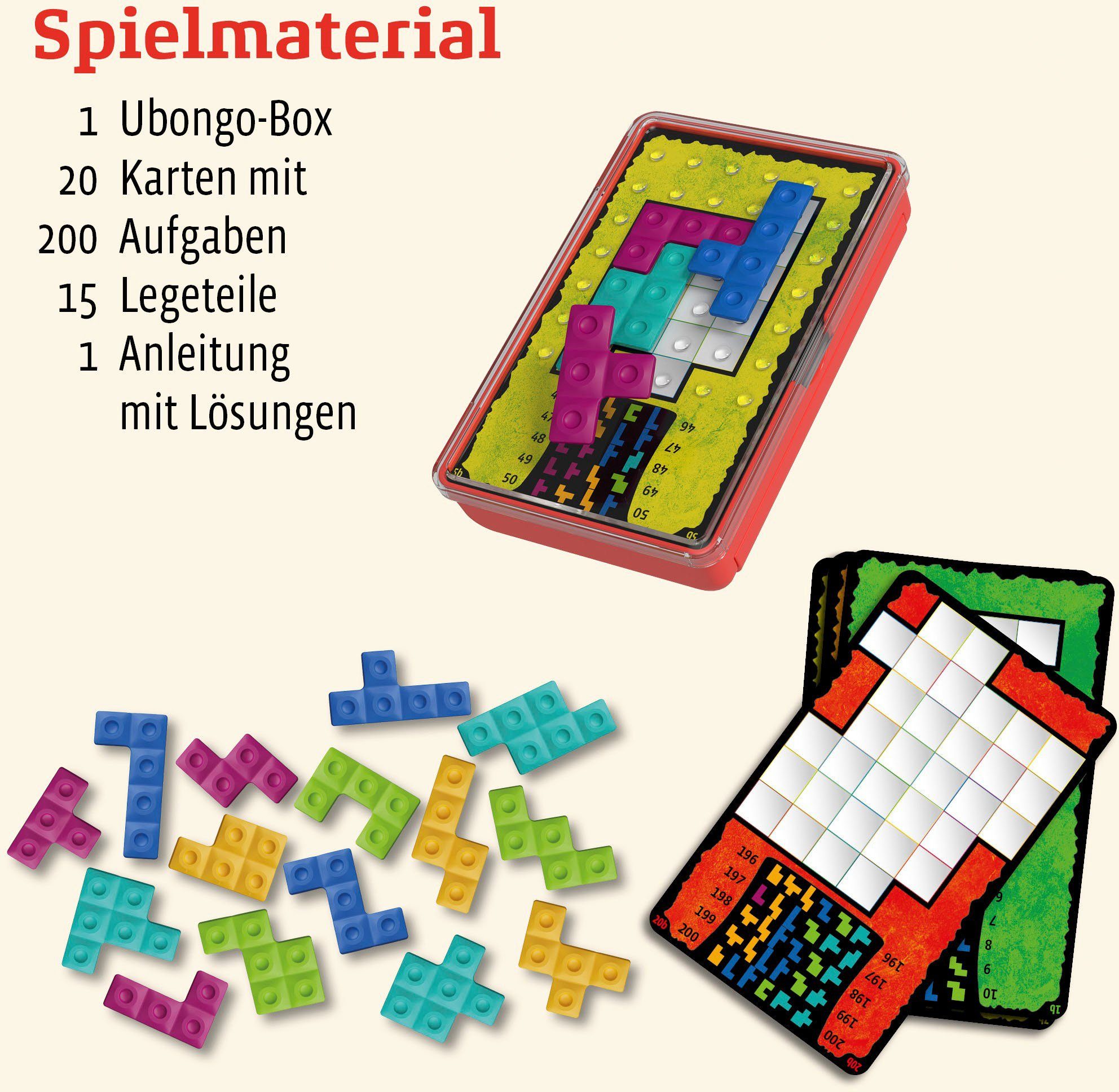 Kosmos Spiel Ubongo - Brain Games, Geschicklichkeitsspiel