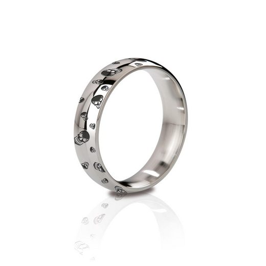 mystim Penis-Hoden-Ring »His Ringness the Earl 55 mm, graviert«