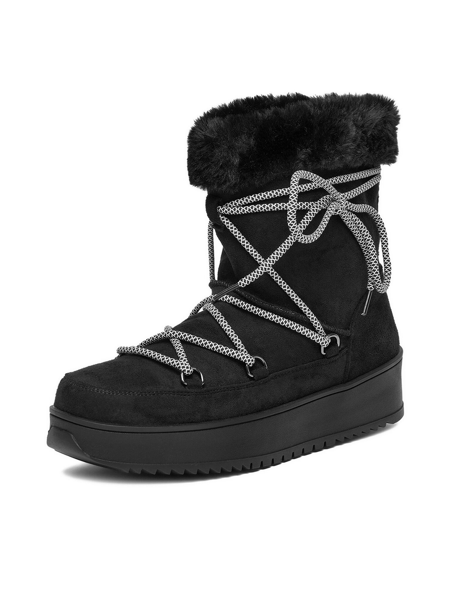 Jenny Fairy Jenny Fairy Damen-Schneestiefel Schwarz WS290101-01 Winterstiefel