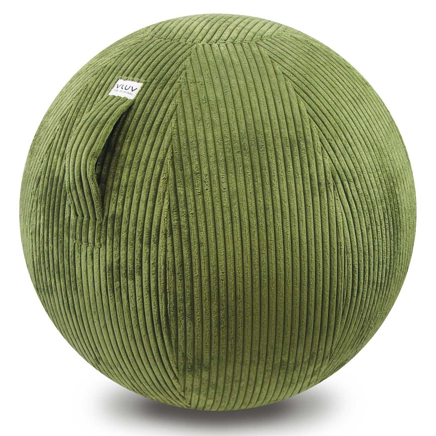 VLUV Stuhl Sitzball Vlip 60-65 cm olive Breitcord