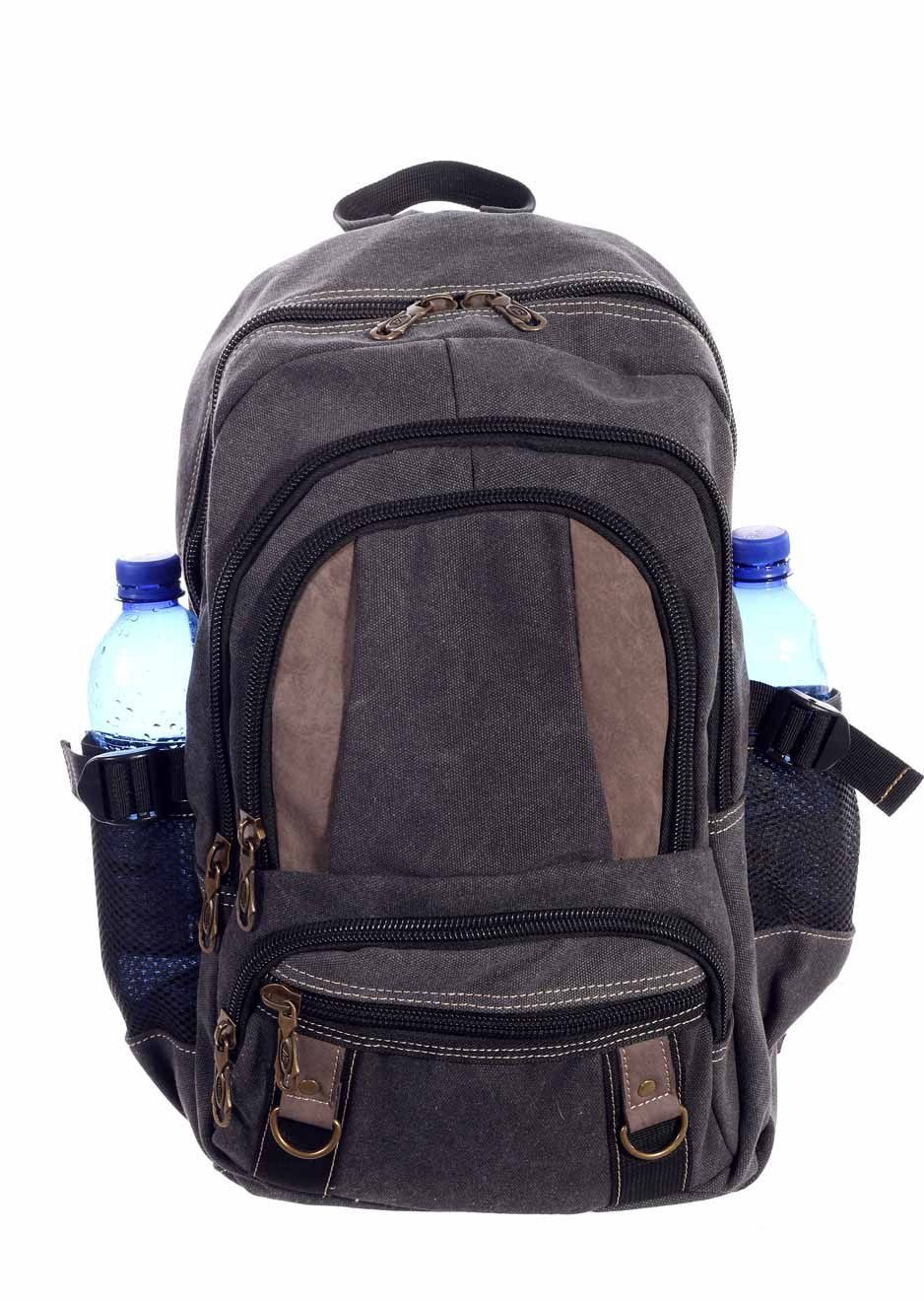 Damen Canvas Rucksack Backpack Schulrucksack Sport Reise Wandern Freizeit Schule