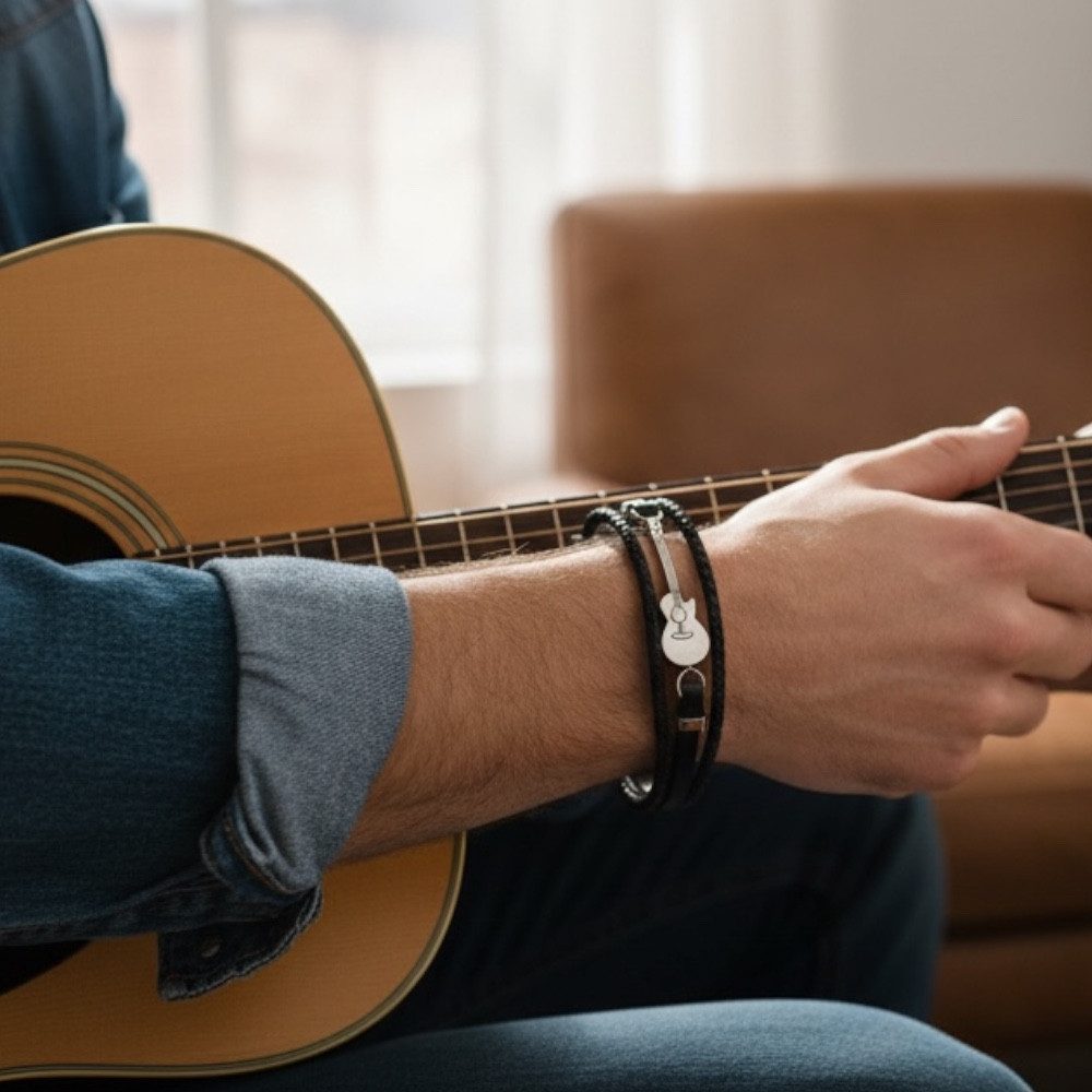 mugesh Armband Armband Gitarre, für Musiker