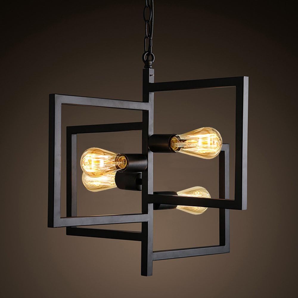 JDONG Hängeleuchte Pendelleuchte im Art Deco günstig online kaufen