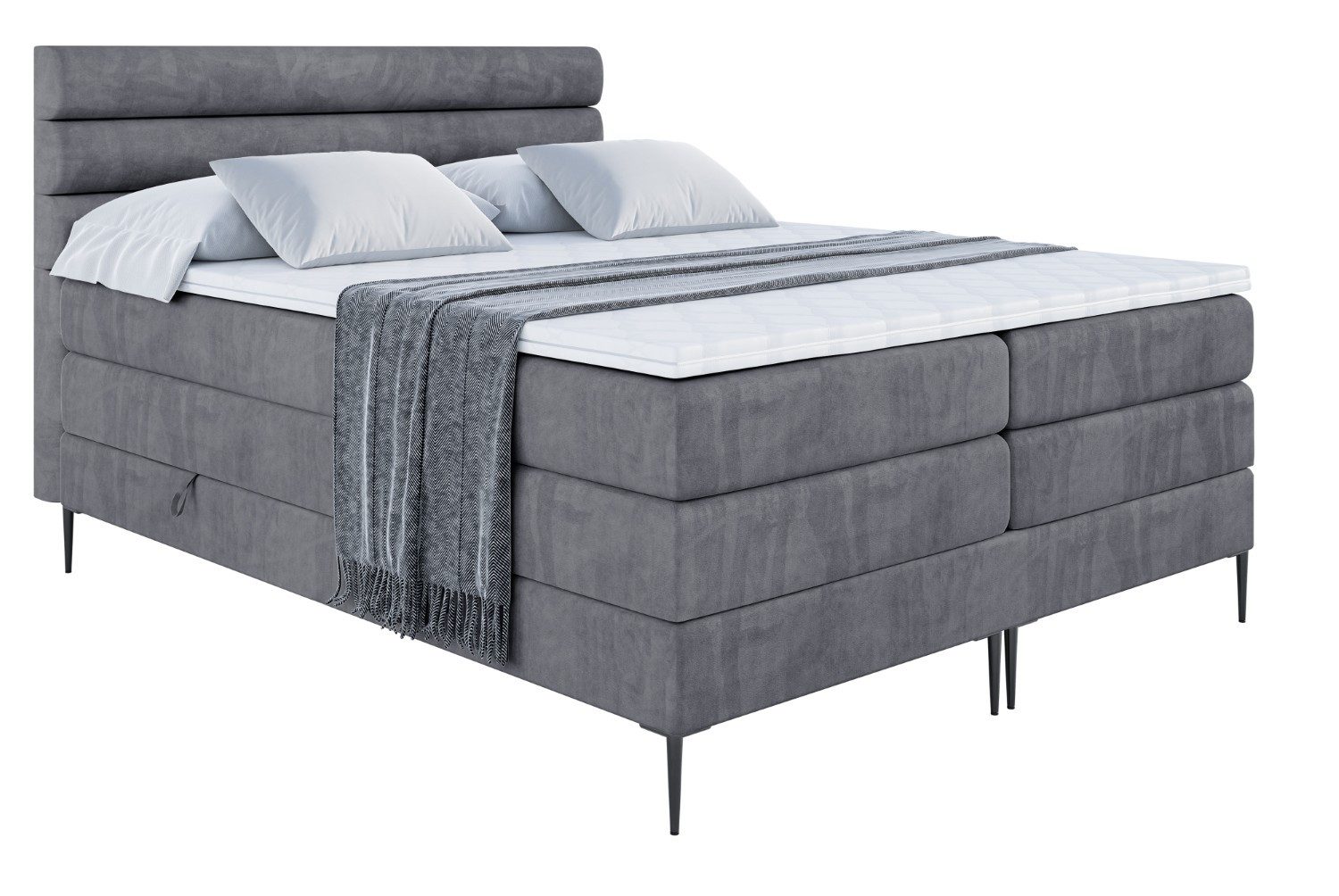 ALTDECOR Boxspringbett CELESTIA-F KING (Multipocket-Matratze H4, günstig online kaufen