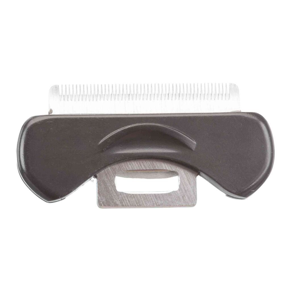TRIXIE Fellbürste Carding-Striegel - dunkelgrau/blau - 7 × 15 cm