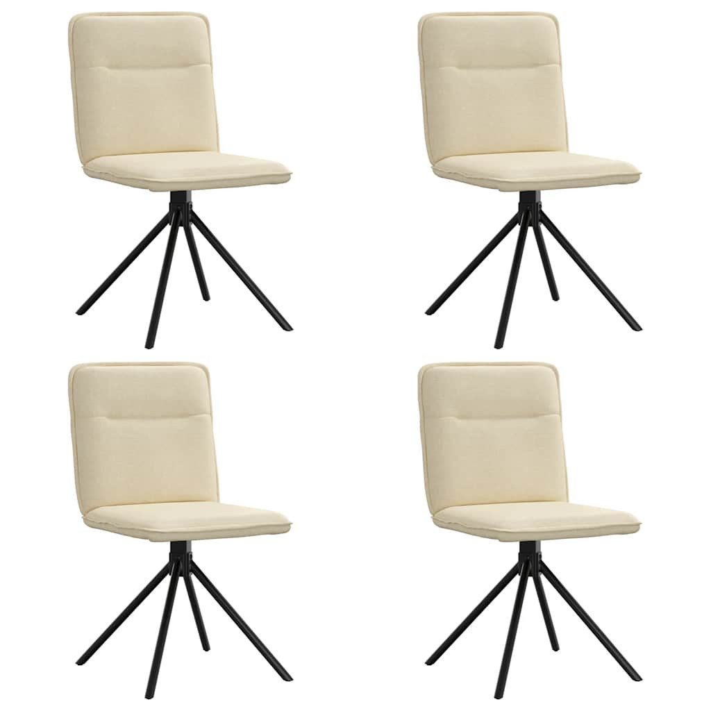 vidaXL Esszimmerstuhl Esszimmerstühle 4 Stk. Creme günstig online kaufen