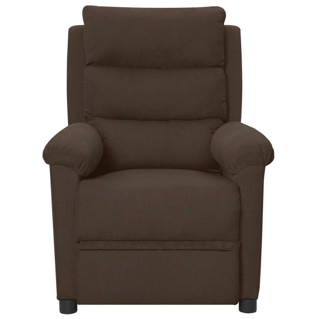 vidaXL Sessel Relaxsessel Elektrisch Dunkelbraun Stoff günstig online kaufen