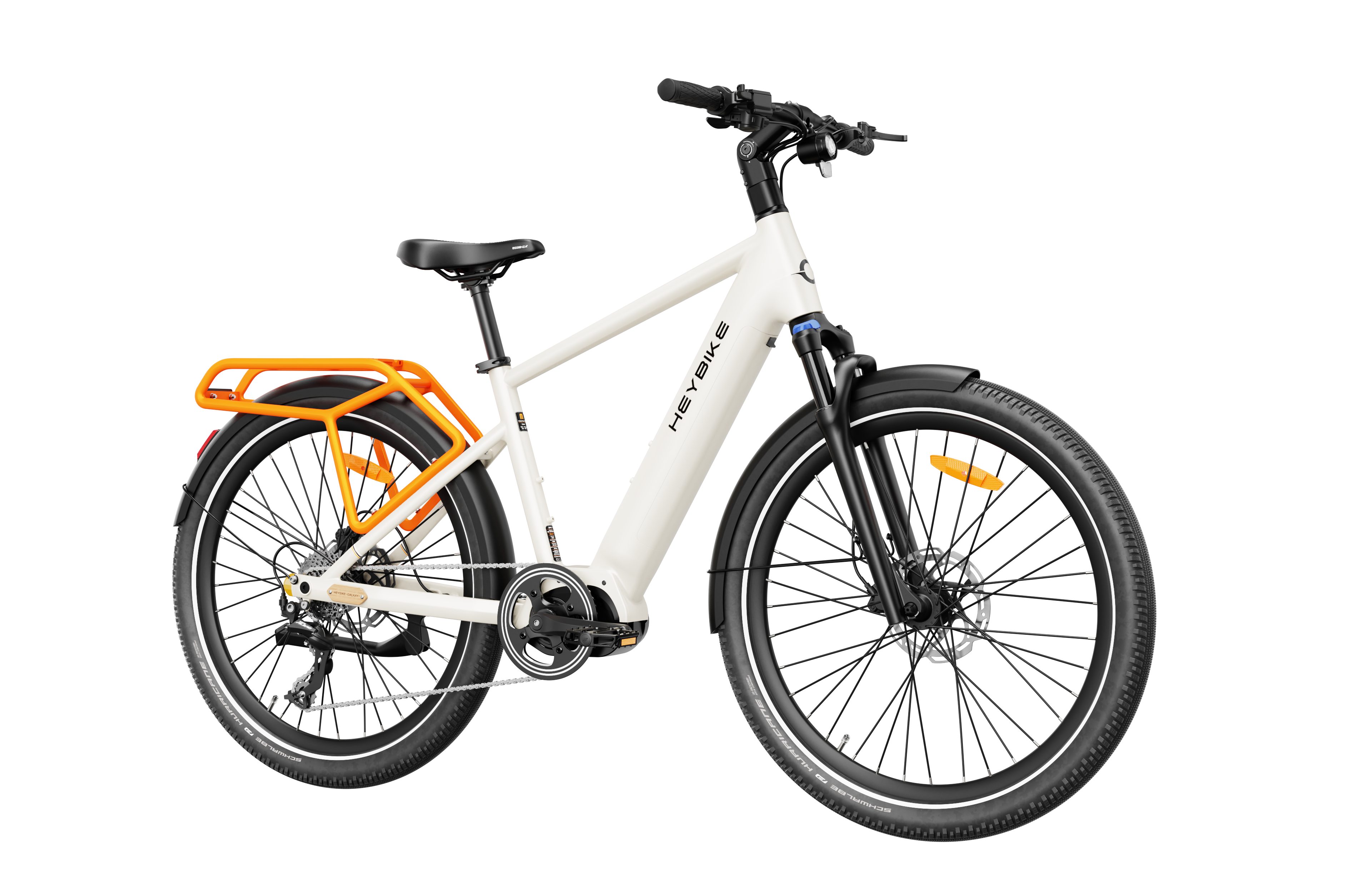 Heybike E-Bike Mountainbike Mountainbike, Shimano 9 Gang, Hydraulisch, 27.5 ZOLL,250W Mittelmotor, 9 Gang Shimano, Nabenschaltung, Mittelmotor, 500 Wh, 500Wh Batterien mit großer Kapazität, 250W 100Nm Mittelmotor