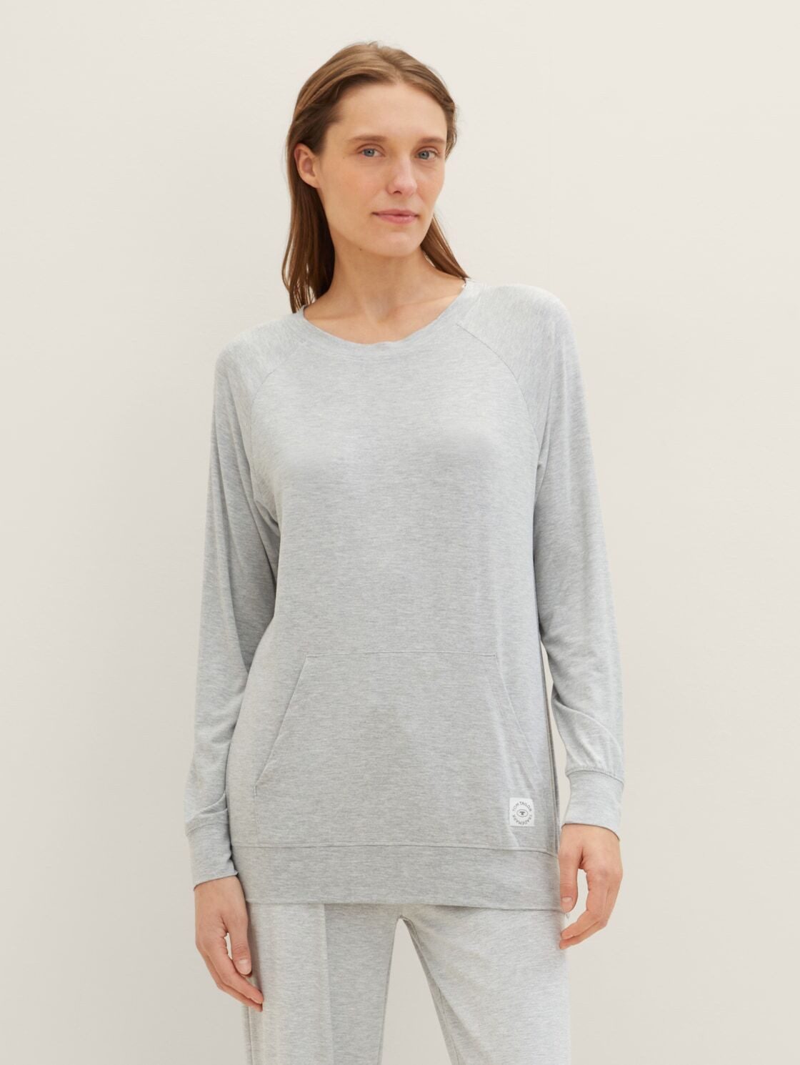 TOM TAILOR Pyjamaoberteil Bodywear Loungewear Sweatshirt günstig online kaufen
