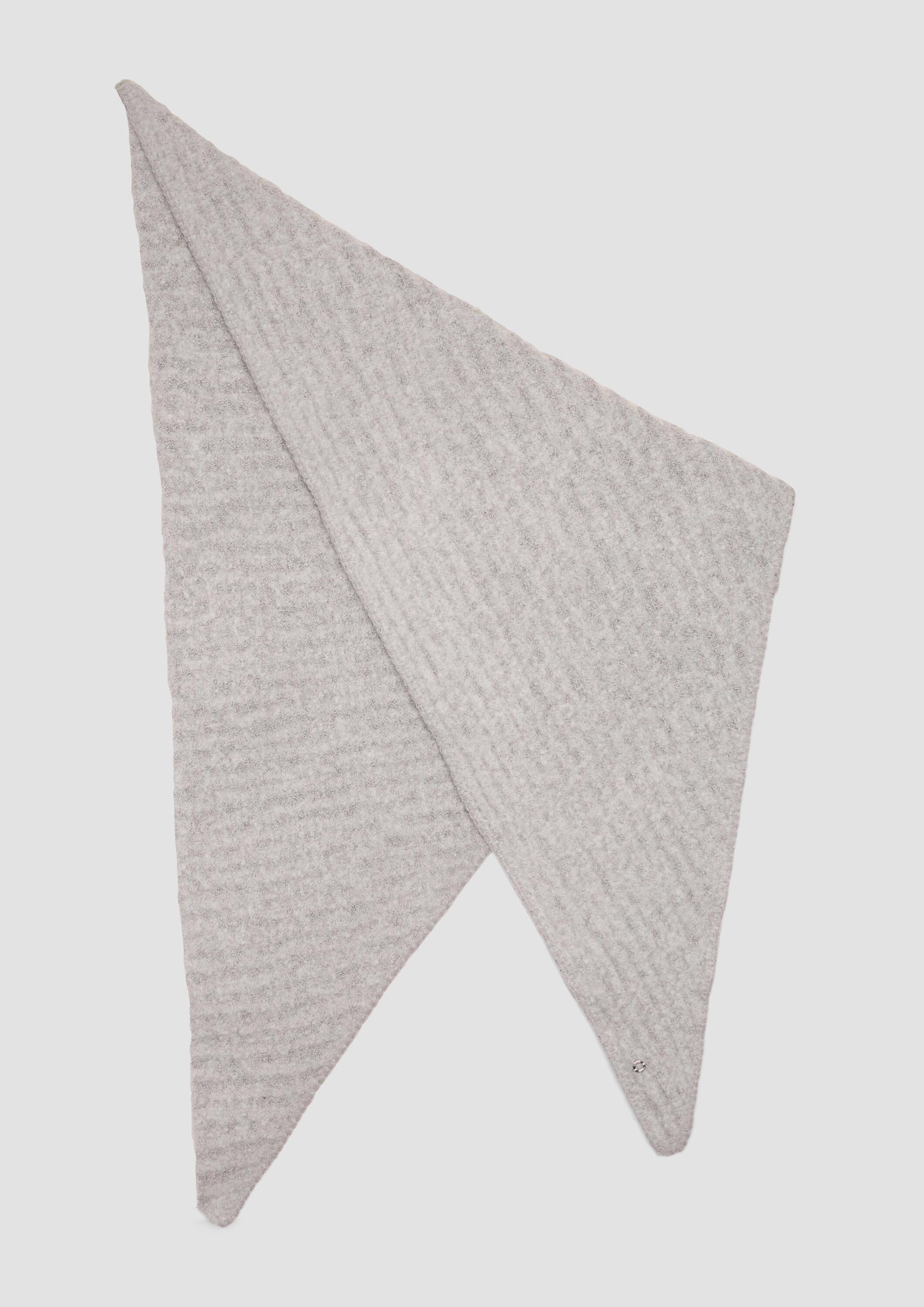 s.Oliver Schal Tuch, Triangel-Schal mit Strickmuster günstig online kaufen