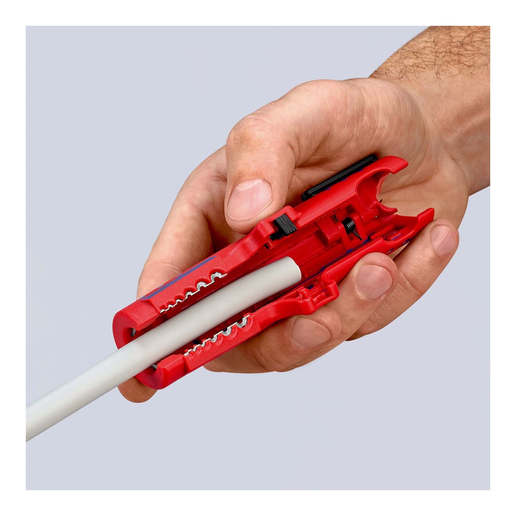 Knipex Abmantelungszange KNIPEX 16 85 125 SB Universal-Abmantelungswerkzeug 125 mm