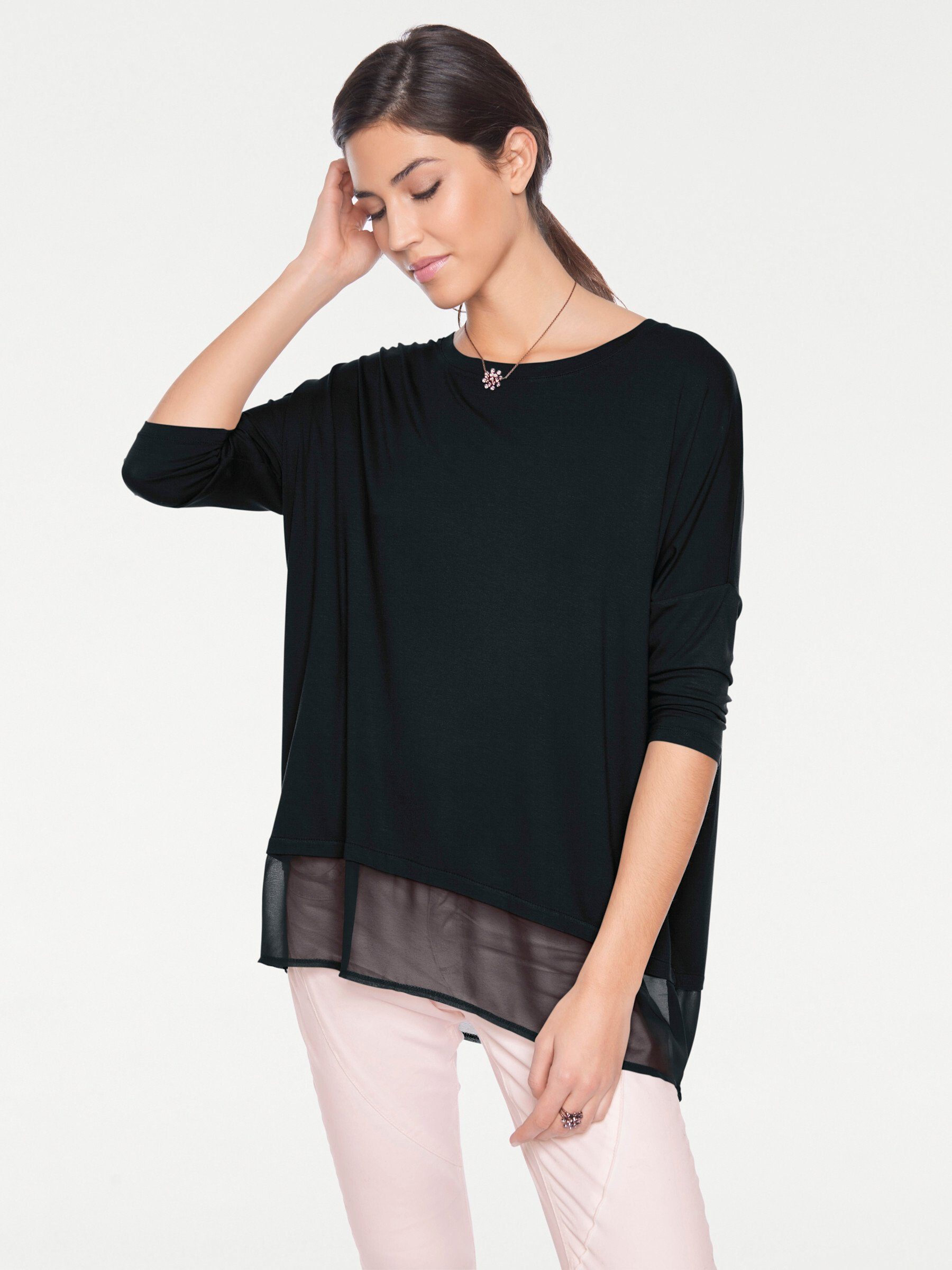 heine T-Shirt Oversized Shirt Langarm
