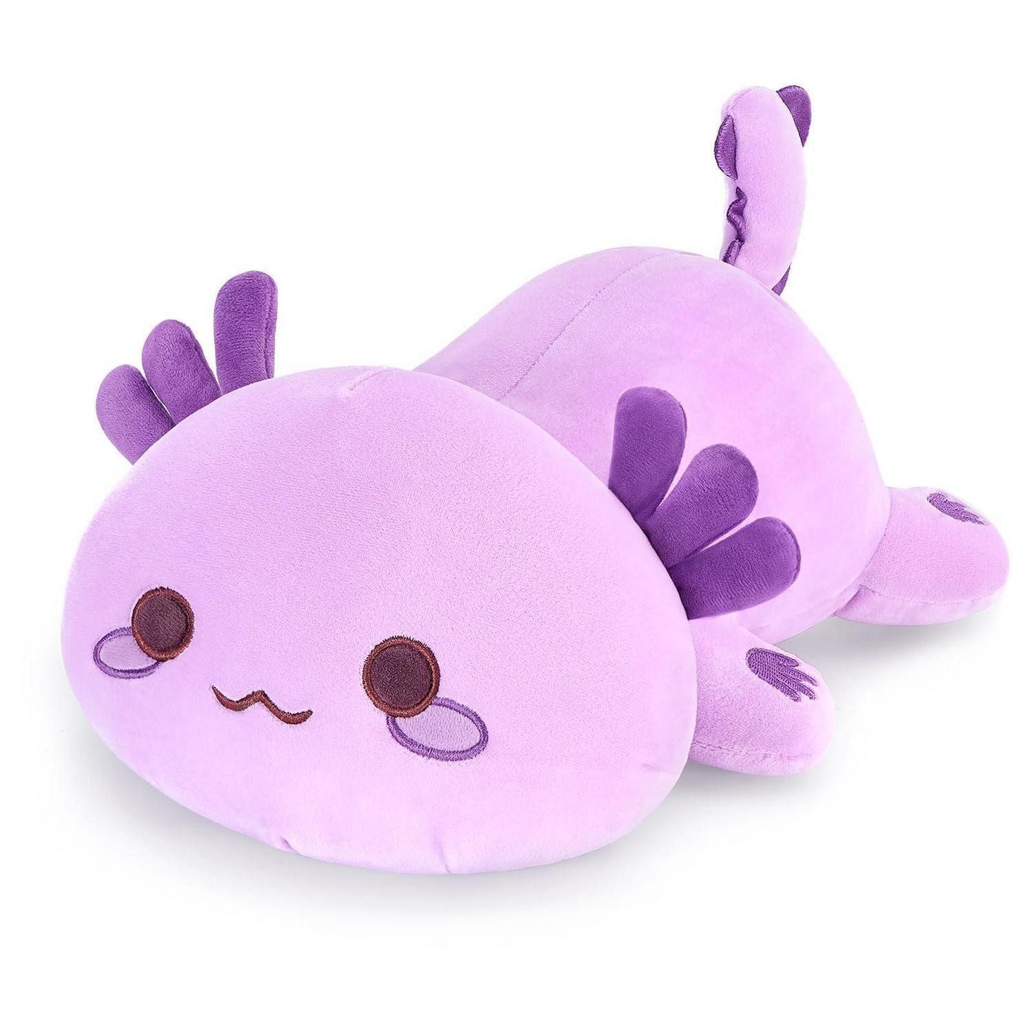 LuxusKollektion Kuscheltier Plüschtier Axolotl Kuscheltier Spielzeug Kinder Mädchen Violett 33cm