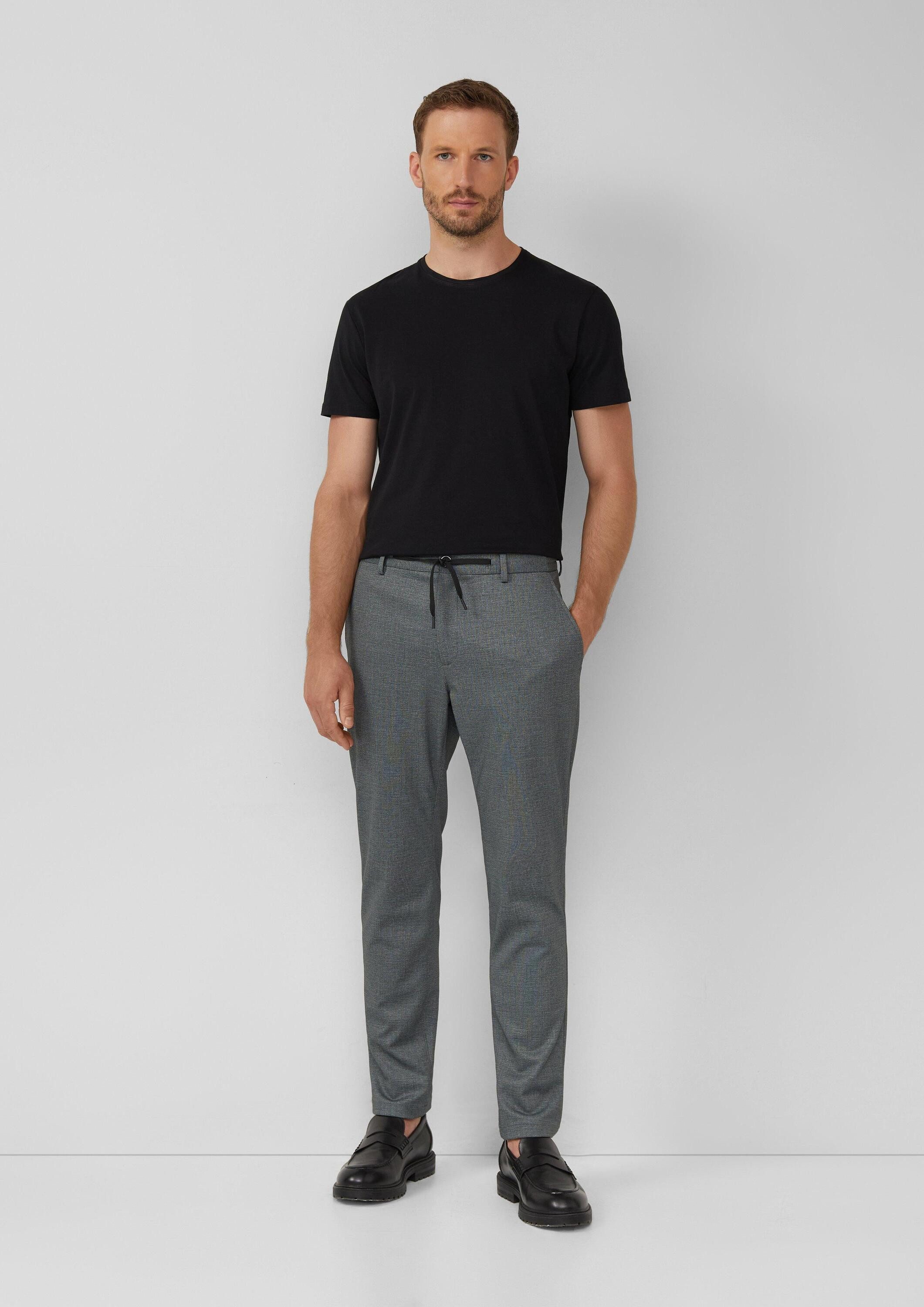 s.Oliver Chinos Anzughose S.OJOGG s.O JOGG: Anzug-Hose aus meliertem Piqué- günstig online kaufen