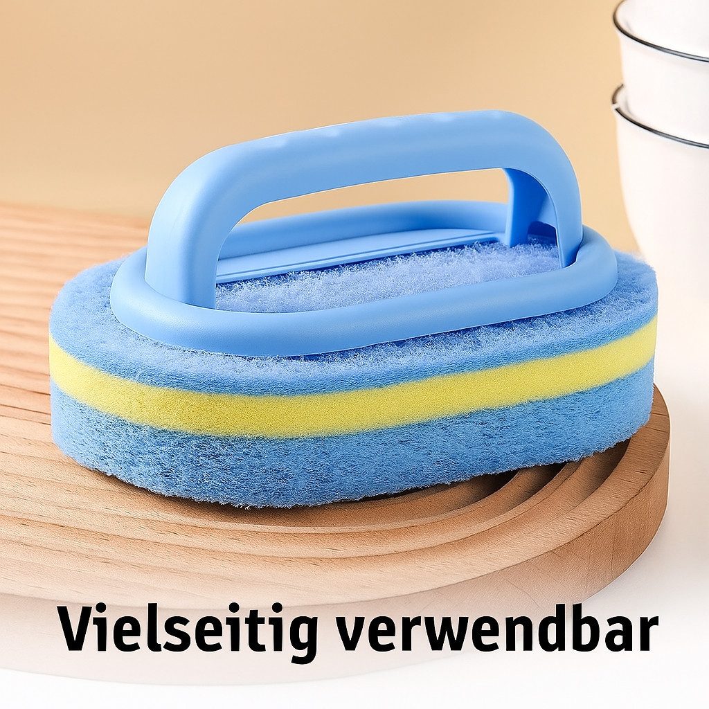 shenky Reinigungsschwamm 2er Set Schwamm mit Griff, Spülschwamm für Küche und Bad, Handgriff – Bild 4 von 5