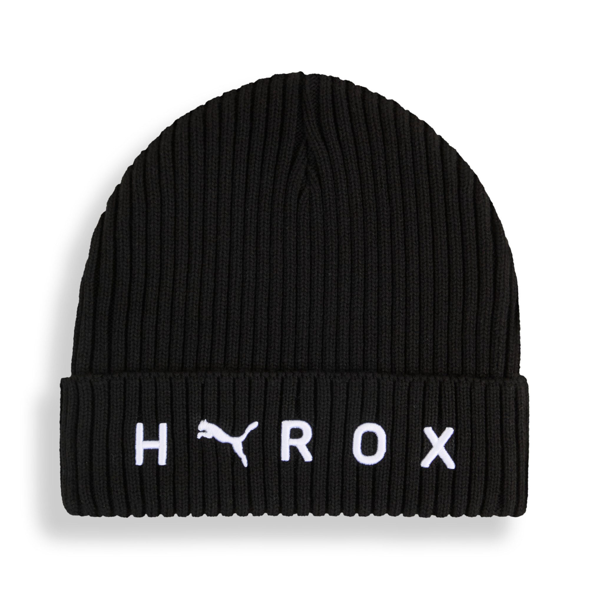 PUMA Strickmütze X HYROX MID CROWN BEANIE One Size, sportlicher Stil, mit Logodruck