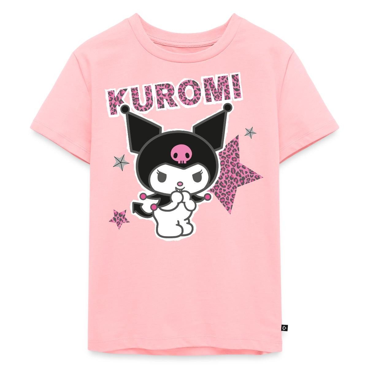 T-Shirt Kuromi Mit Schriftzug Leo Stil Kinder Premium T-Shirt