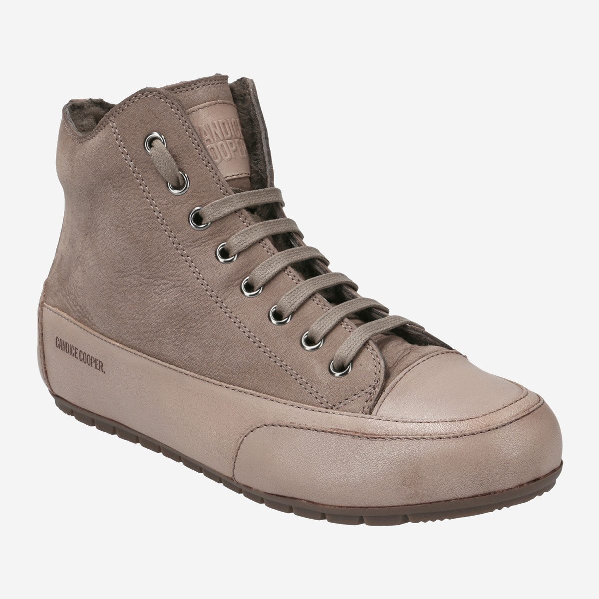 Candice Cooper Plus Fur Stone, Warmfutter, Boots in Beige für Damen Stiefel