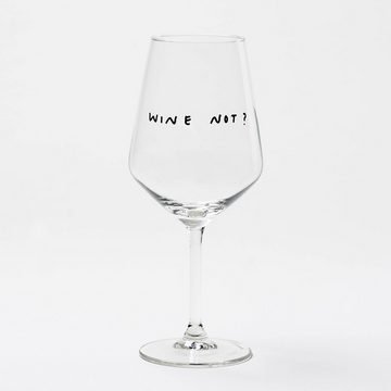 selekkt Weinglas "Wine Not" Weinglas by Johanna Schwarzer × selekkt, Glas