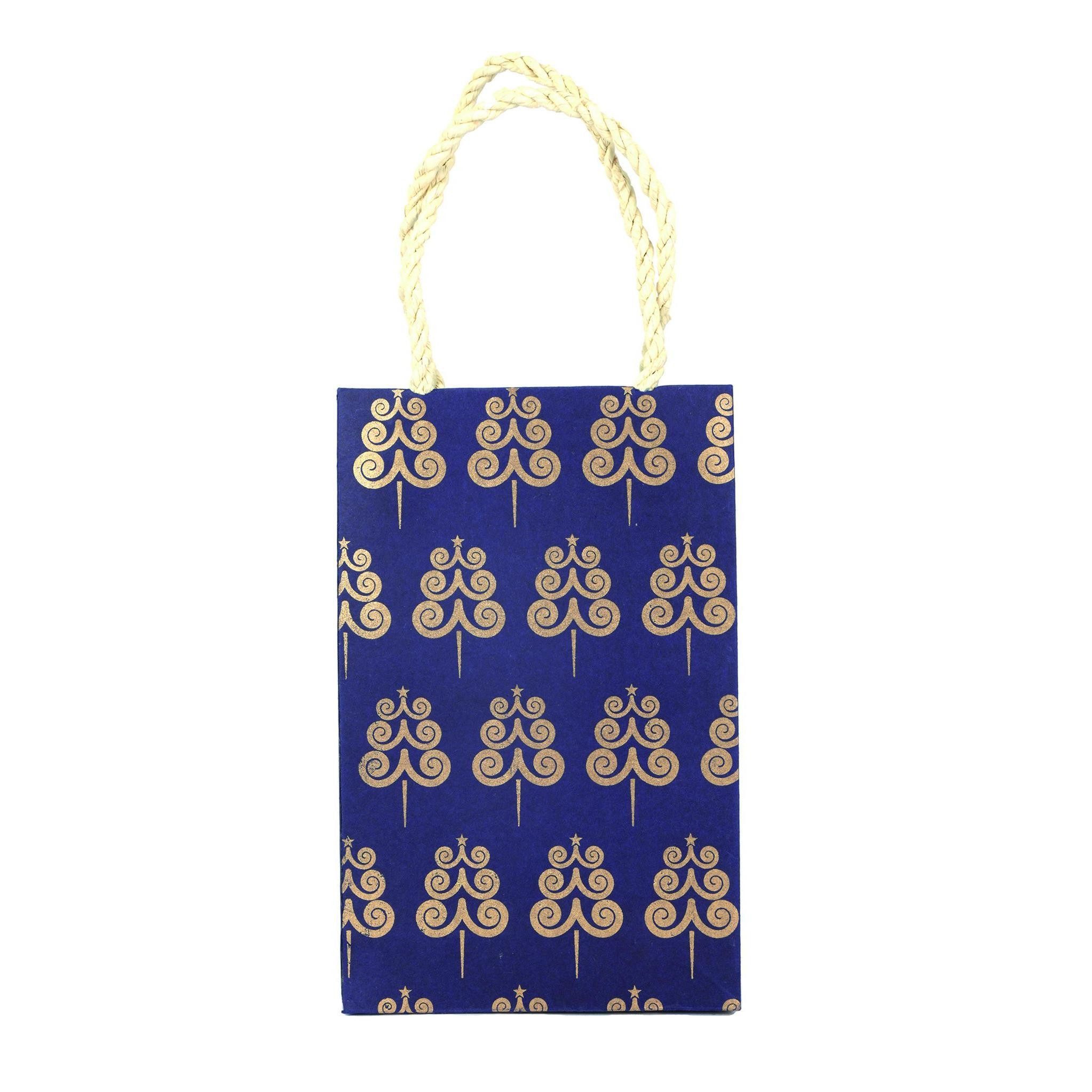 Geschenk-Tragetasche Stabile Geschenktasche "Xmas", Handmade